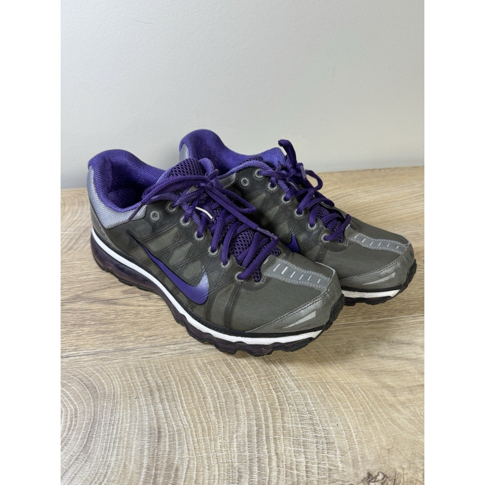 Nike Air Max+ Mens Gray Purple Colorway 9 Athletic Sneaker